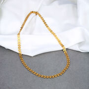 Gold link necklace